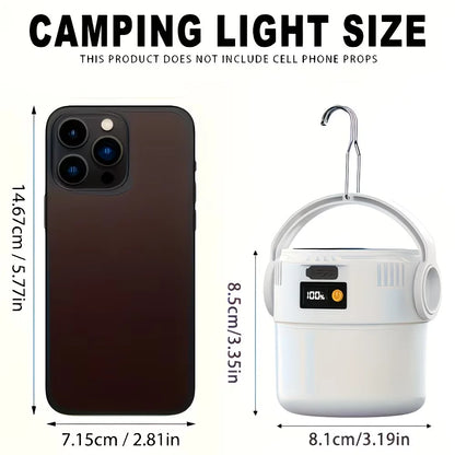 maat indicatie van de lamp in vergelijking met telefoon